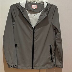 Girls large rain jacket with hood